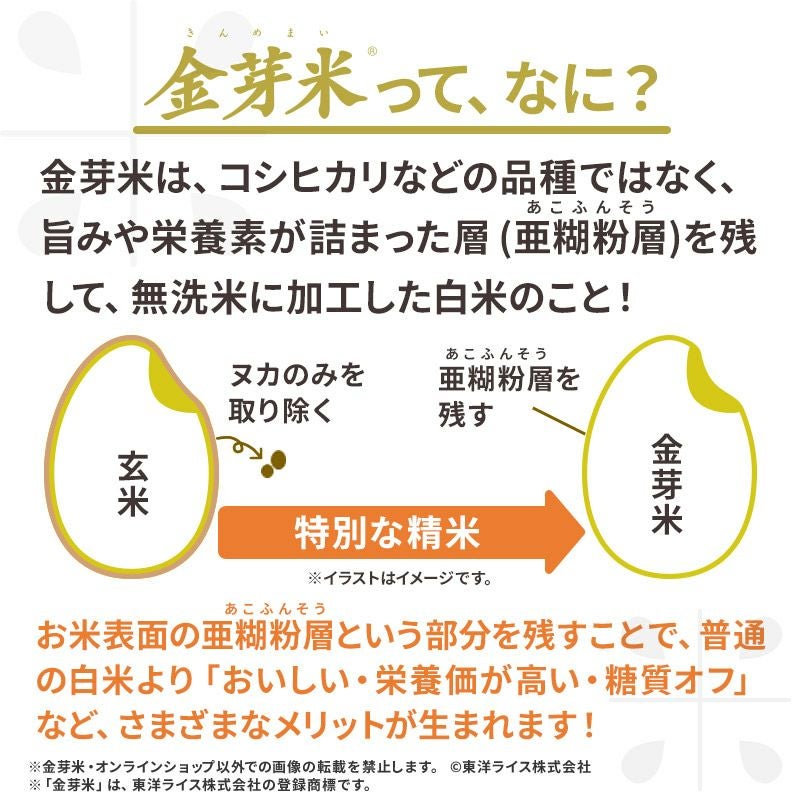 金芽米 ハイセレクト 4.5kg 【令和6年産】 【送料無料】 | 金芽米