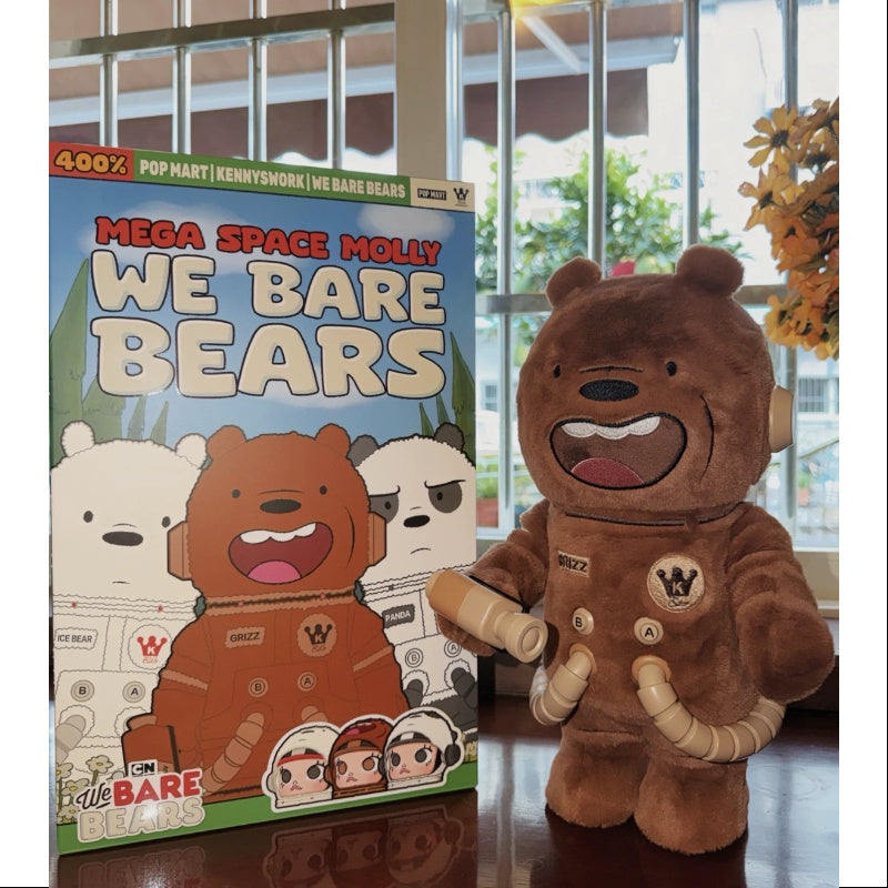 MEGA SPACE MOLLY 400% We Bare Bears Grizz 2025 Limited Edition