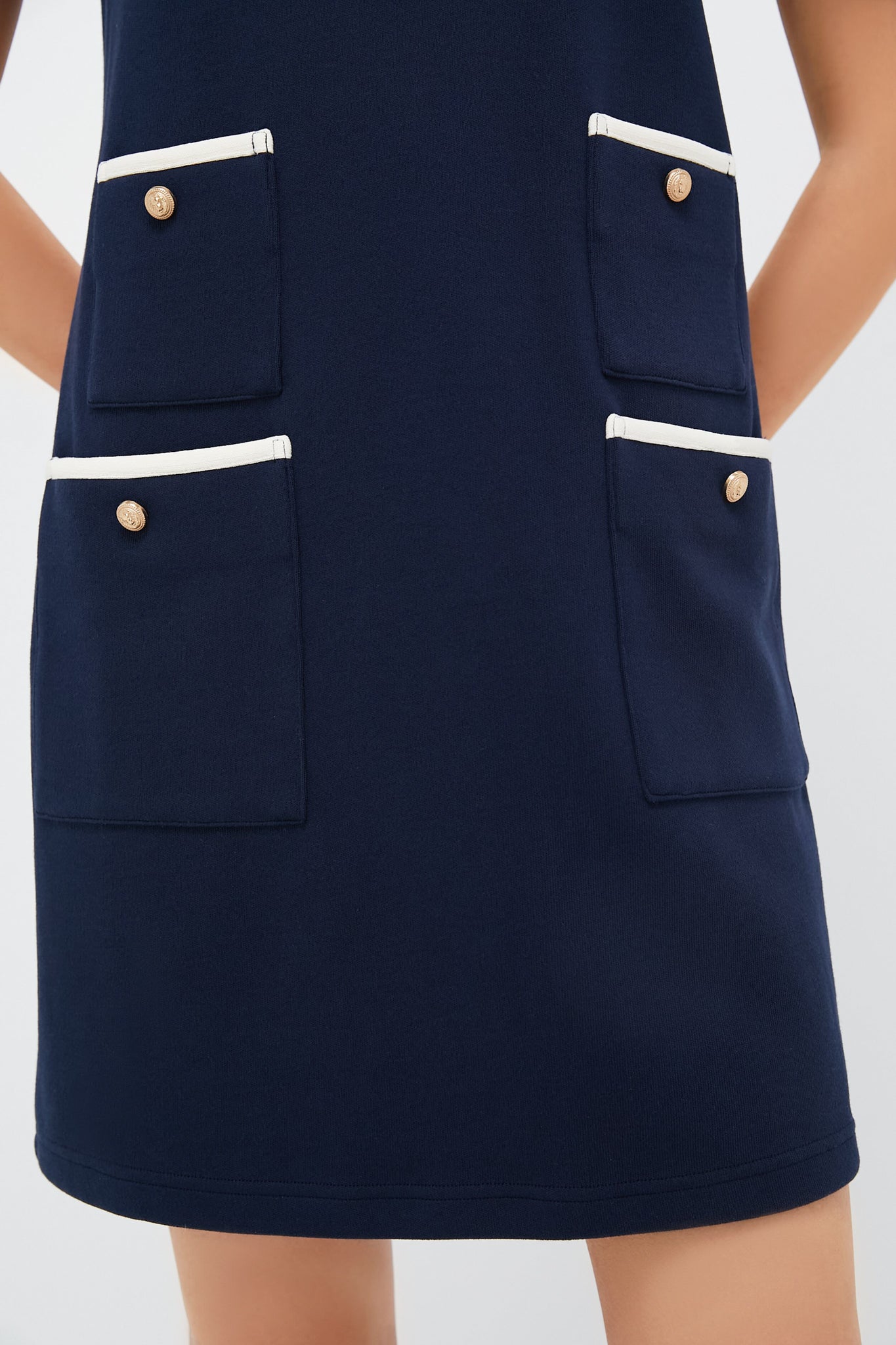 Navy Short Sleeve Francoise Dress | Tuckernuck