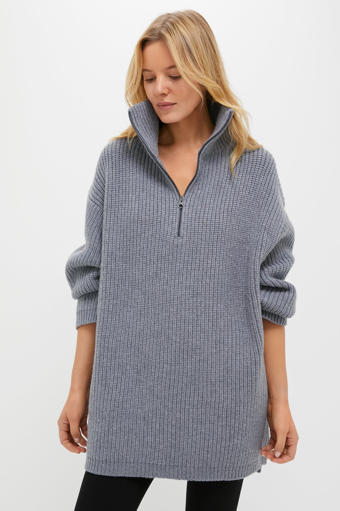 Heather Gray Chunky Knit Luke Sweater | Tuckernuck