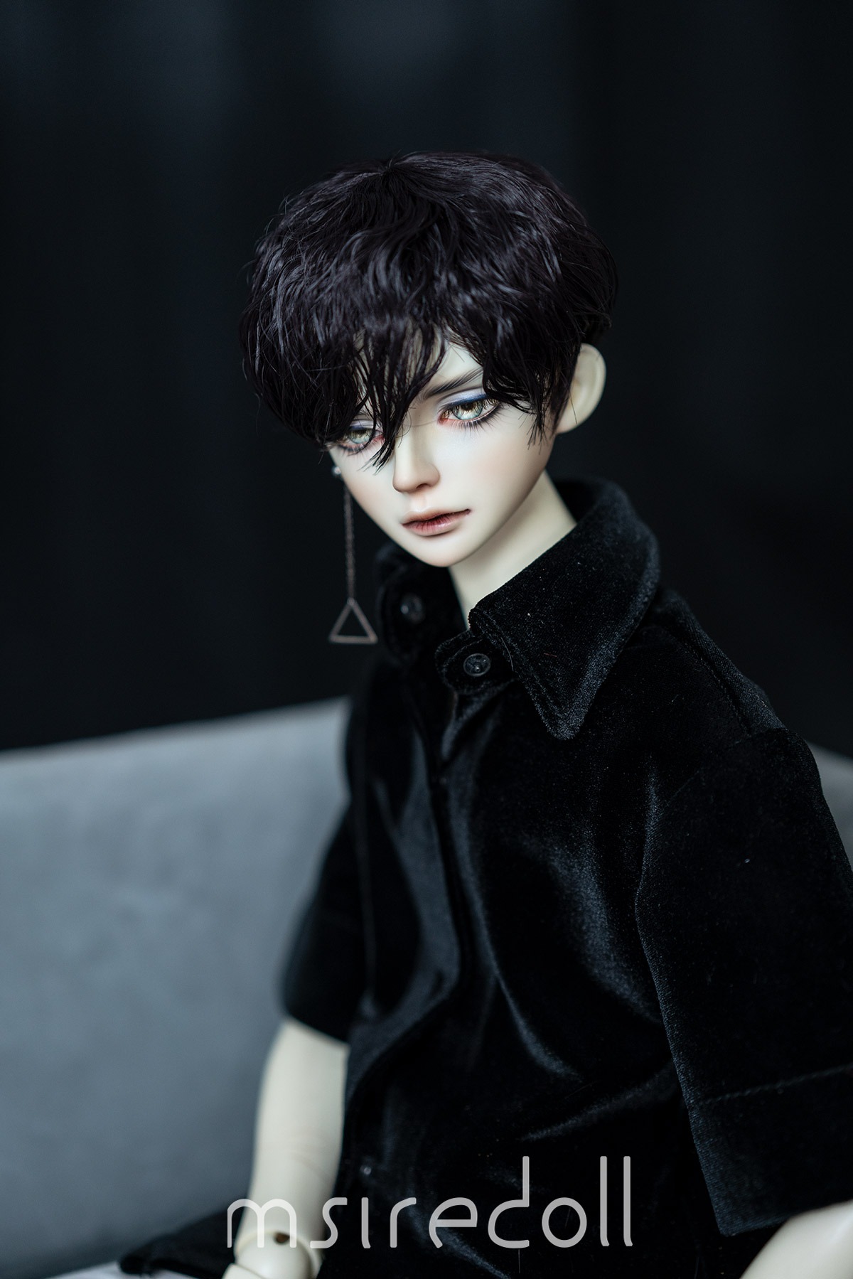 楽天市場】ドール ウィッグ 短髪 ショート 髪 1/3 SD BJD 男の子 球体