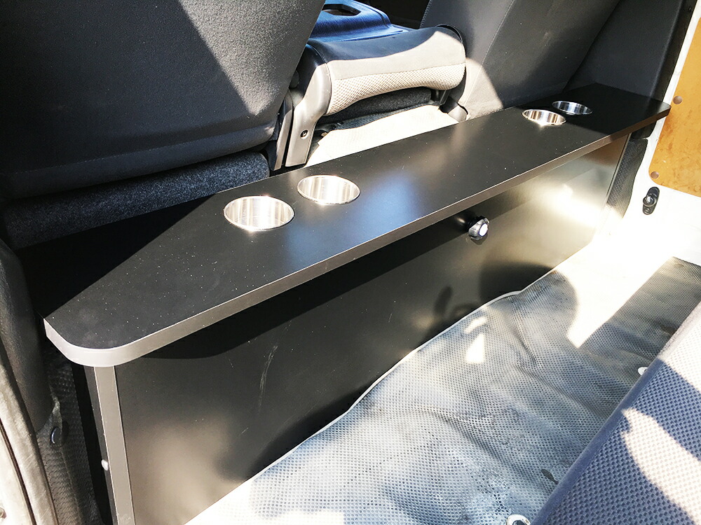 楽天市場】ハイエース200系ワイドDX用セカンドテーブル（ブラック