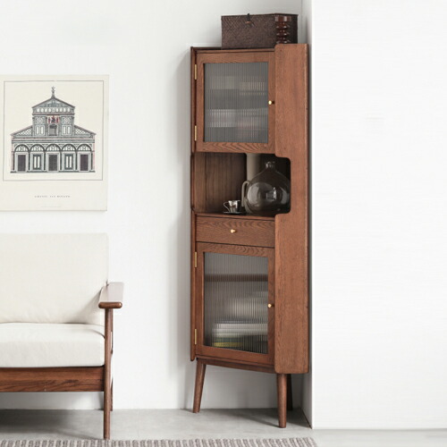 楽天市場】10%OFF+P2倍 SS限定 キャビネット ラック 木製 オーク 無垢