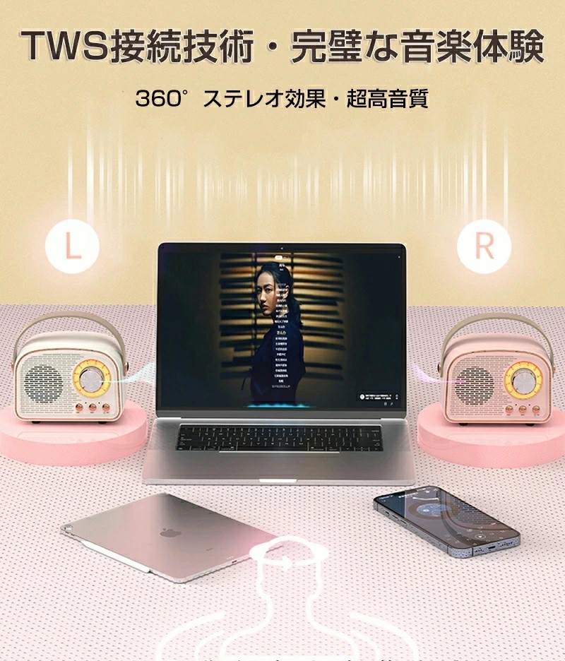 楽天市場】スピーカー レトロスピーカー 防災ラジオ 小型 Bluetooth