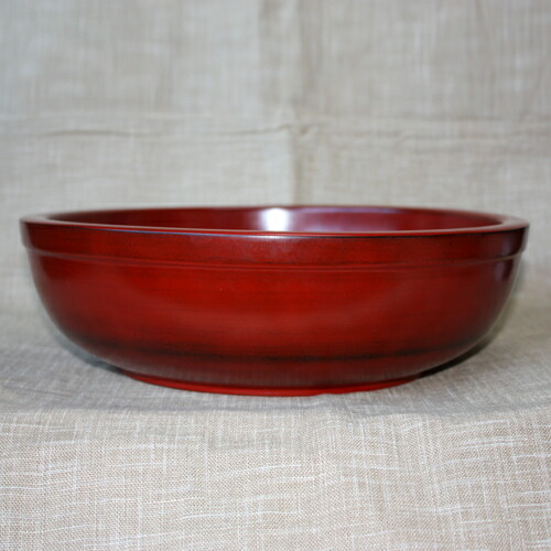 楽天市場】天然木製 尺7寸 こね鉢 51cm 根来塗り 蕎麦打ち そば打ち