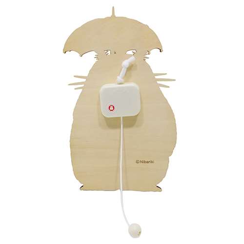 楽天市場】木製壁掛けプーリーオルゴール 傘を持った大トトロ となりの