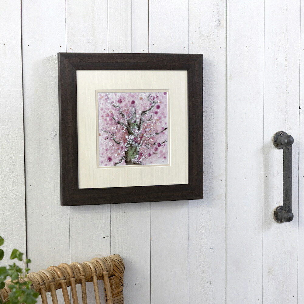 楽天市場】桜 七宝焼 七宝焼き 七宝絵画 額 アート 水彩画 絵 絵画