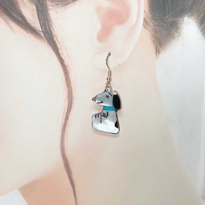 楽天市場】インディアンジュエリー ズニ族 スヌーピー インレイ