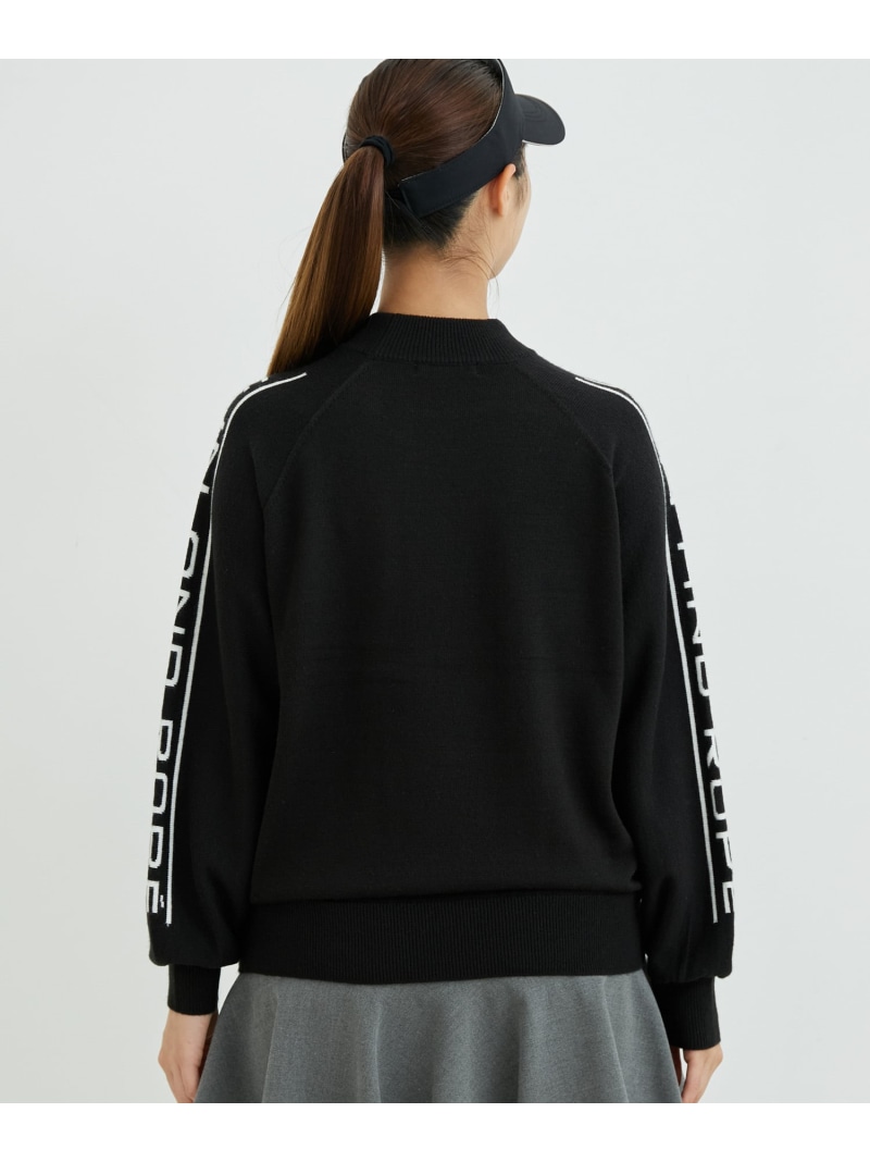 楽天市場】【SALE／70%OFF】袖ロゴ入りモックネックプルオーバー