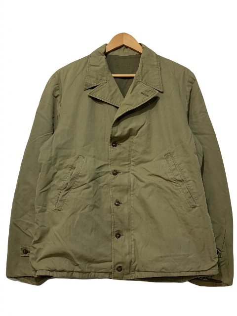 楽天市場】40s US NAVY N-4 Deck Jacket オリーブ 36相当 米軍実物