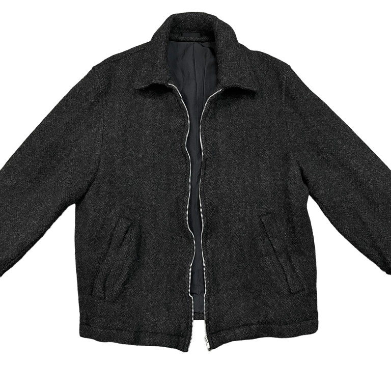 楽天市場】COMME des GARCONS HOMME 03AW BOILED WOOL ZIP-UP JACKET