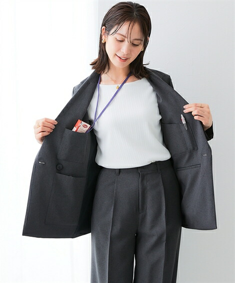 楽天市場】《サイズ交換無料》 レディース スーツ セットアップ