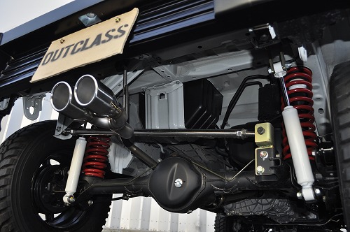 楽天市場】エブリイDA17 デュアルマフラーカッター センター出し