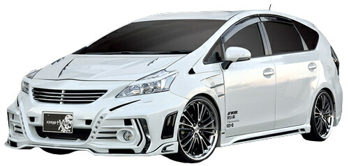 楽天市場】ROWEN CROSS BLAZE STYLE KIT(FRP) 素地 トヨタ プリウスα