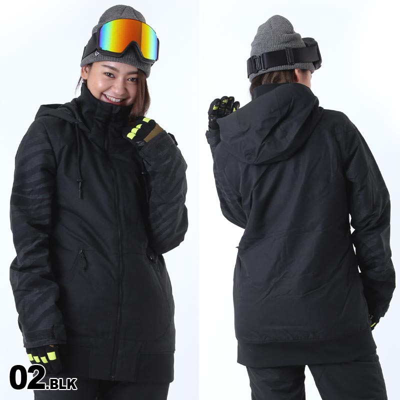 3284【美品】ボルコム ジャケット 中綿入り 無地 スノボウェア