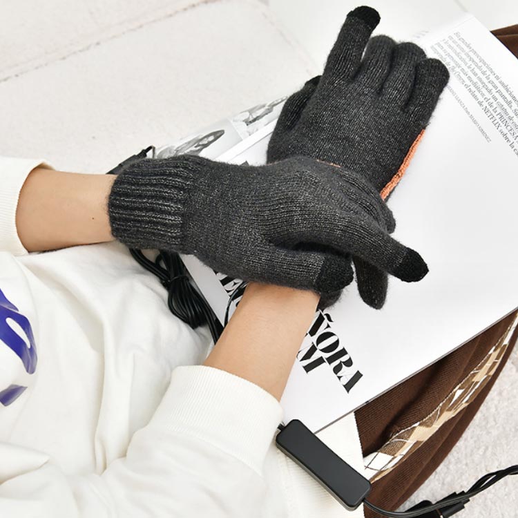 楽天市場】手袋 スマートフォン対応 電気手袋 3段階温度調節 暖か手袋