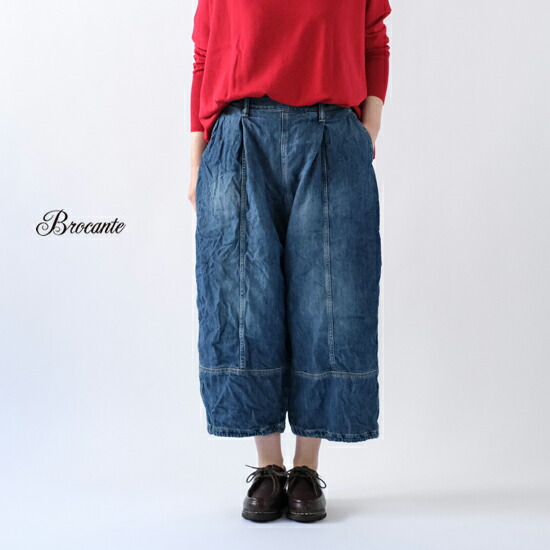 楽天市場】Brocante ブロカント 11ozソフトデニムトヌーパンツ 33-191D