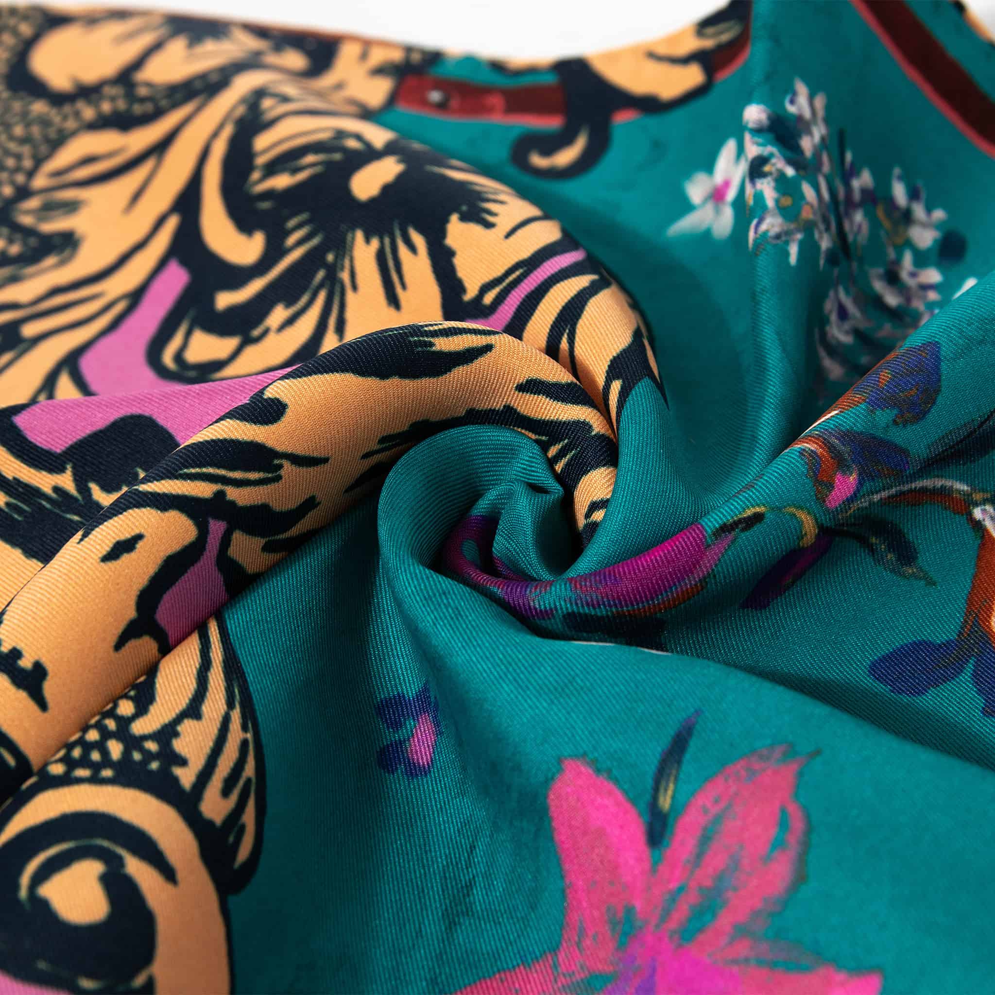 楽天市場】マンテロ MANTERO シルクスカーフ RIVER 0484F 07425