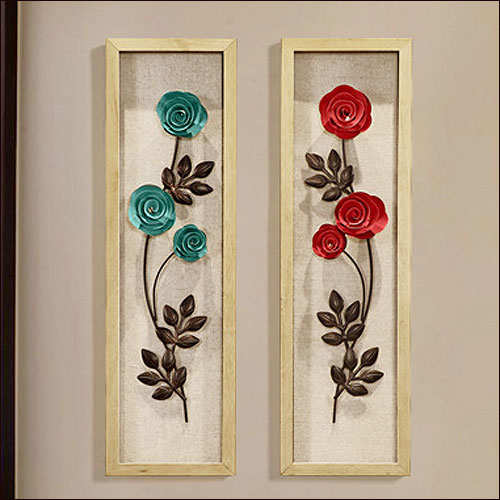 楽天市場】壁飾り 木製 壁掛け ウォールデコ アイアン ばら ウォール