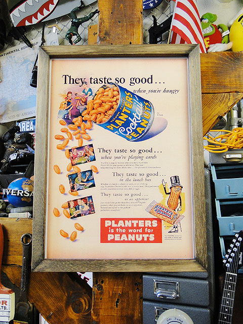 楽天市場】ポスターフレーム （ミスターピーナッツ/缶） ポスター