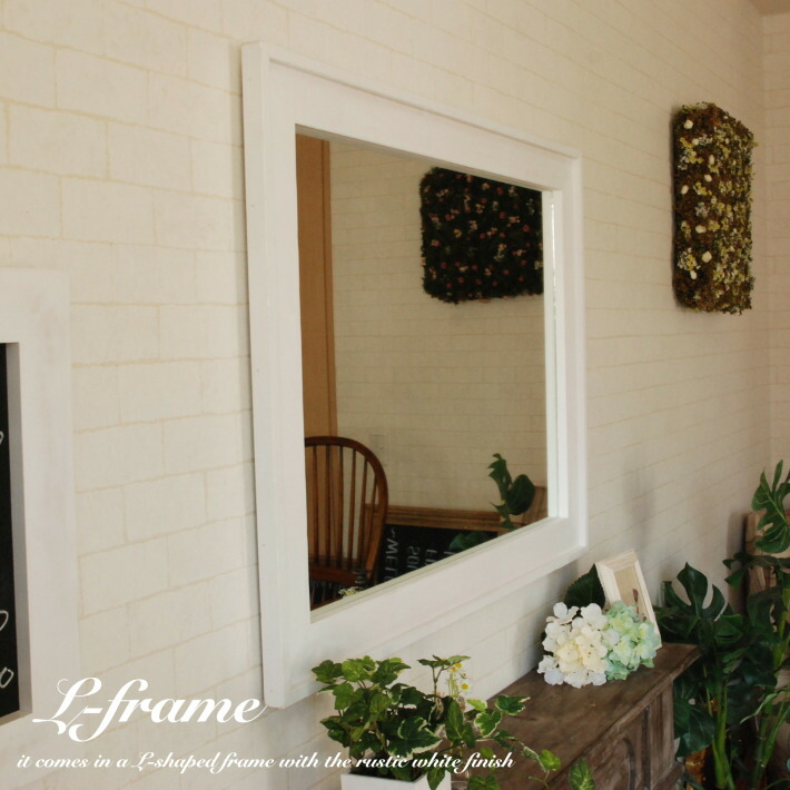 楽天市場】鏡 壁掛け ウォールミラー アンティーク Wフレーム ミラー