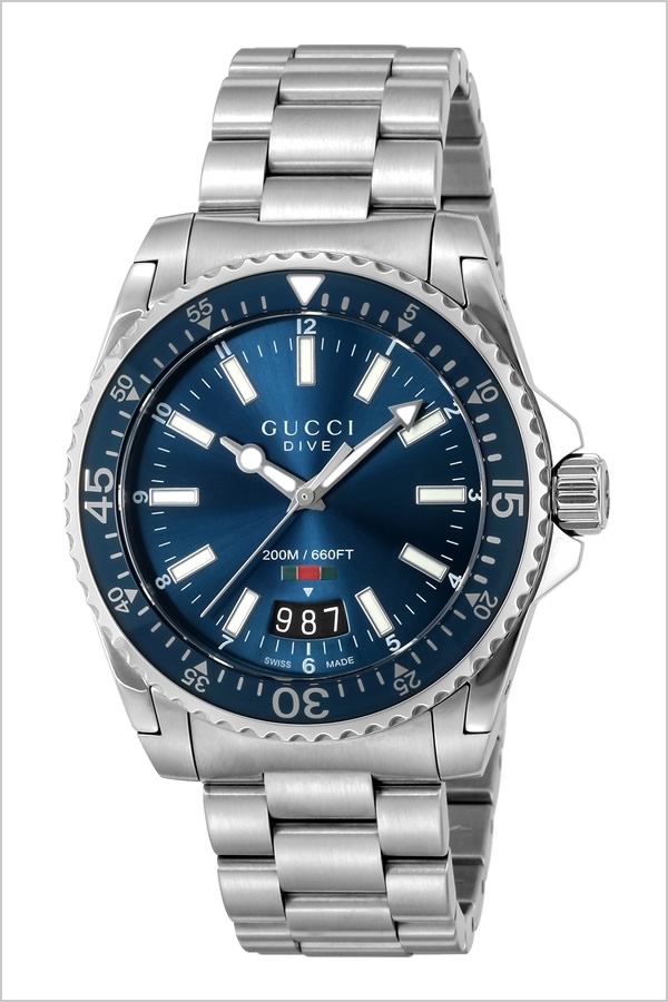 楽天市場】グッチ 腕時計 GUCCI 時計 ダイブ シリーズ DIVE メンズ