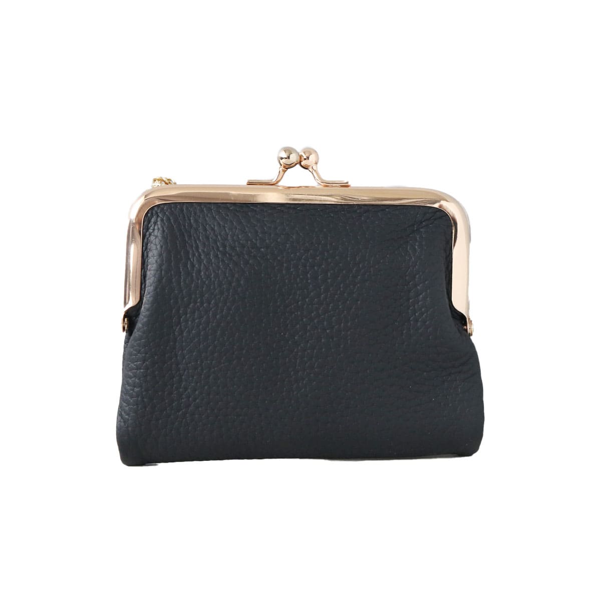 楽天市場】送料無料 財布 レディース がま口 レザー 本革 二つ折り