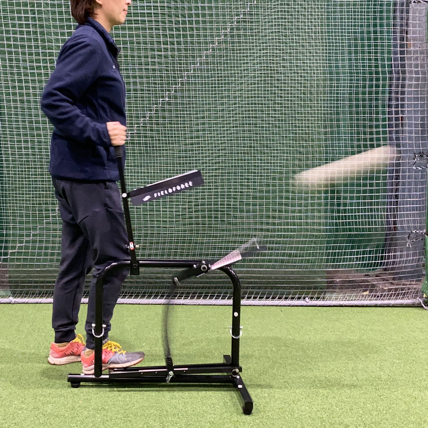 楽天市場】ソフトボール用 FKAM-500S手動式小型ピッチングマシン 2号球