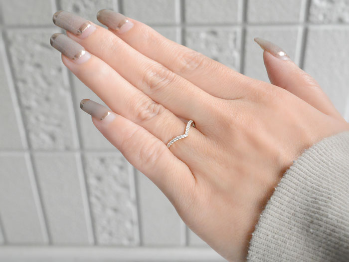 楽天市場】【スーパーセール 10%OFF】 k18 リング ダイヤモンド