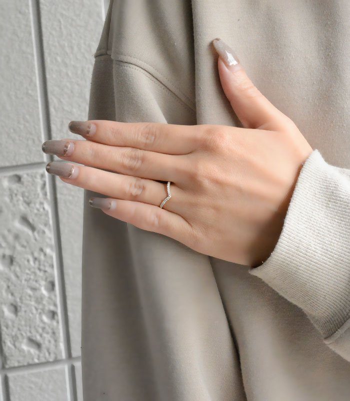 楽天市場】【スーパーセール 10%OFF】 k18 リング ダイヤモンド