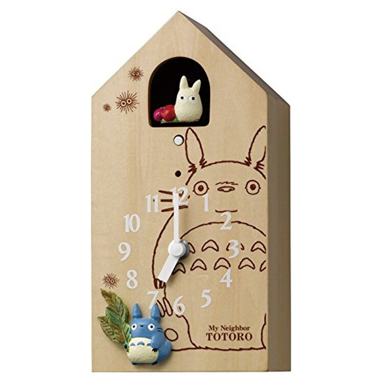 楽天市場】壁掛けフック特典有☆となりのトトロ 掛け時計 トトロM898