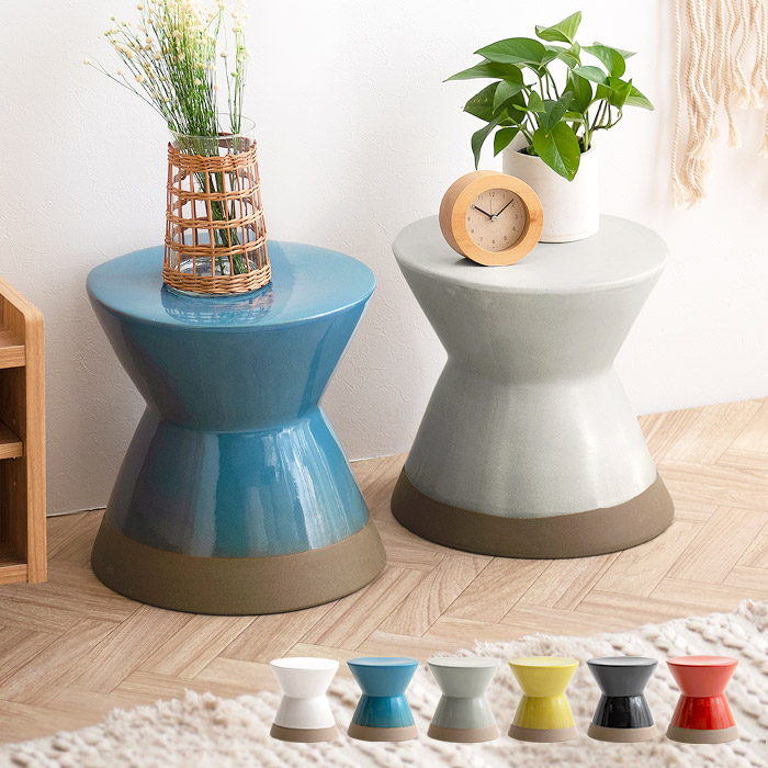 楽天市場】【3/4 20時〜全品10％OFFクーポン配布中】 陶器 スツール