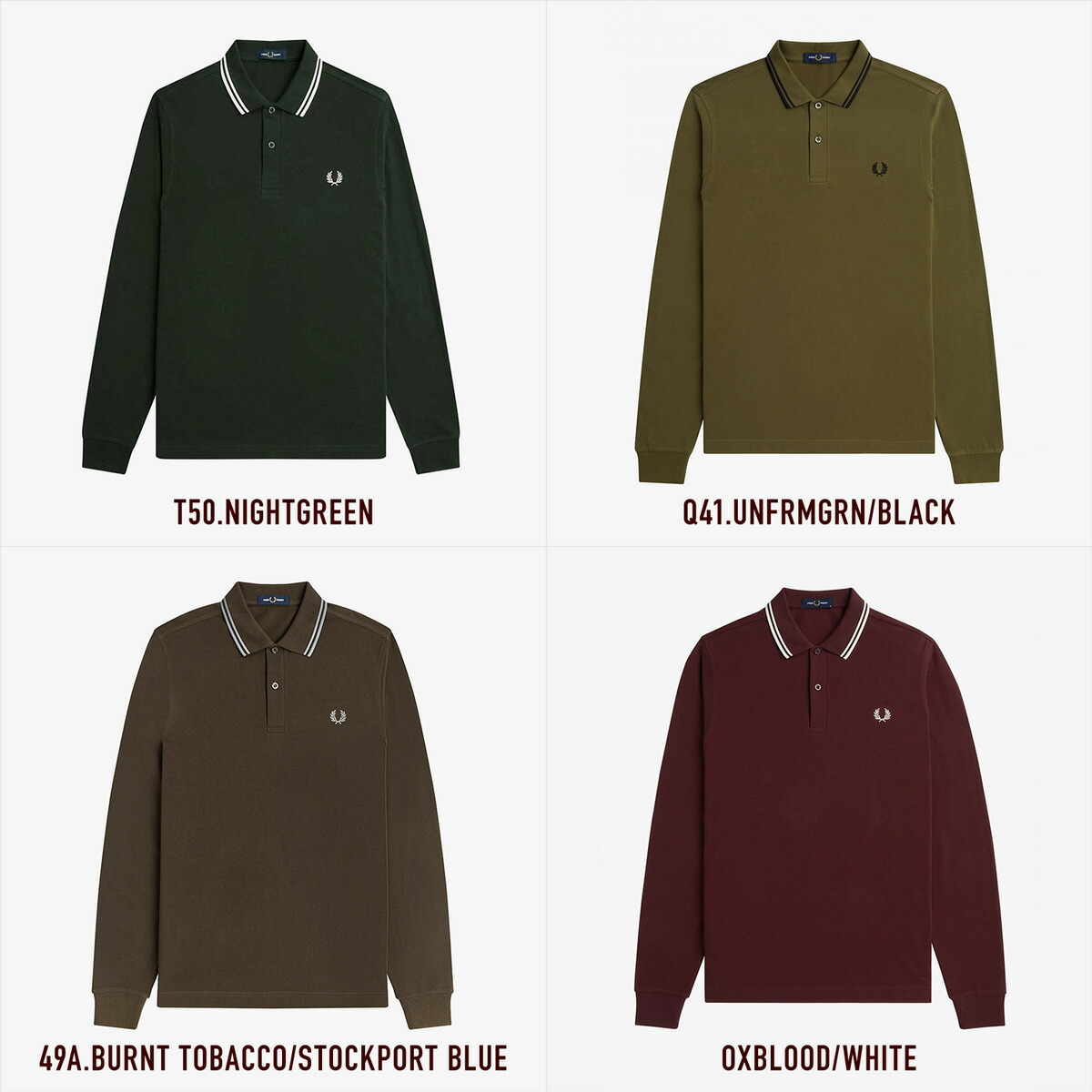 楽天市場】フレッドペリー 長袖 ポロシャツ FRED PERRY M3636 メンズ