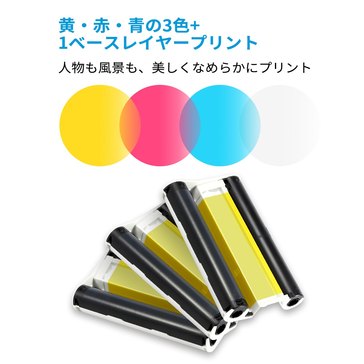 楽天市場】スーパーSALE+P2倍!! 108枚 カラーインク/ペーパーカセット