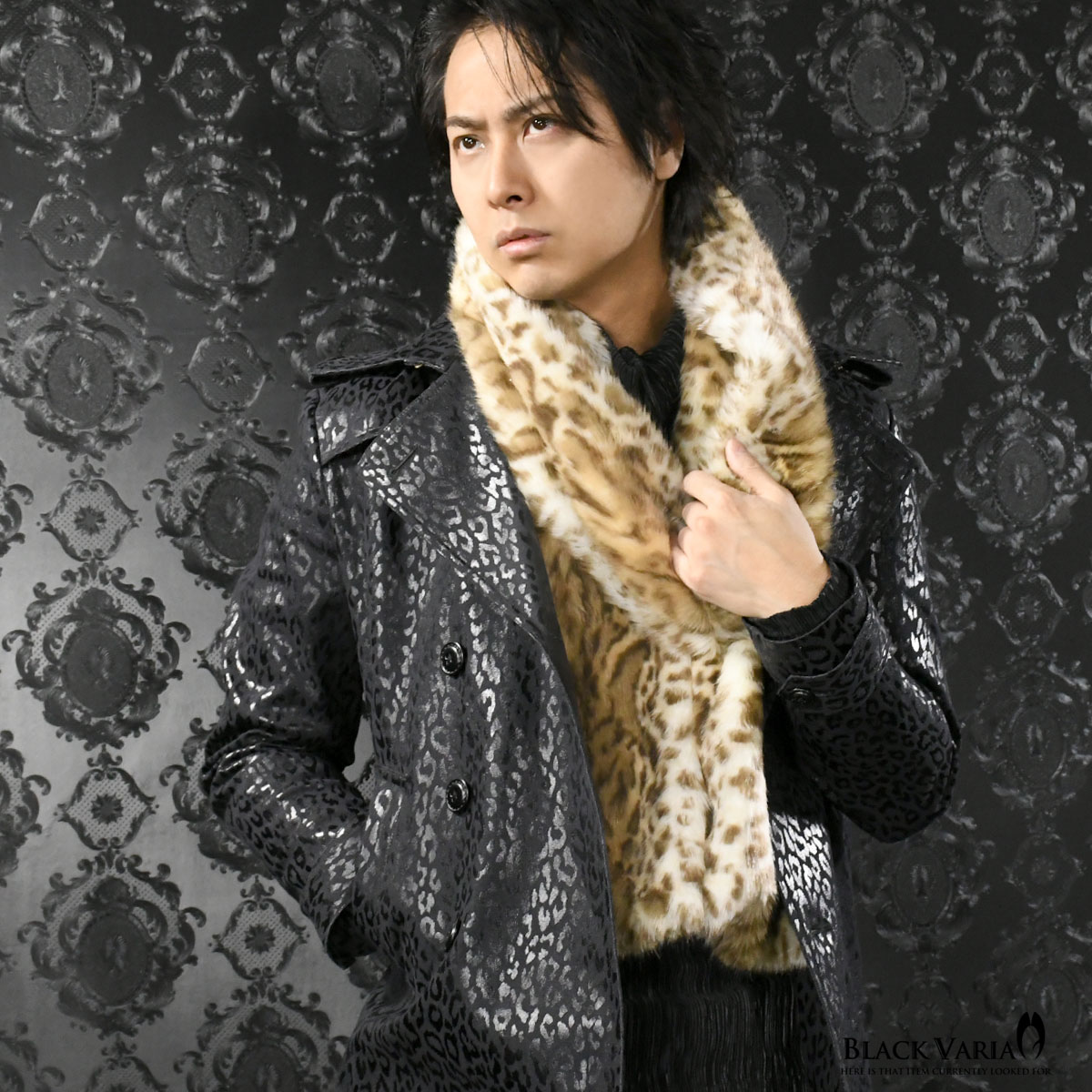 楽天市場】BLACK VARIA ブラックバリア blackvaria ファー マフラー