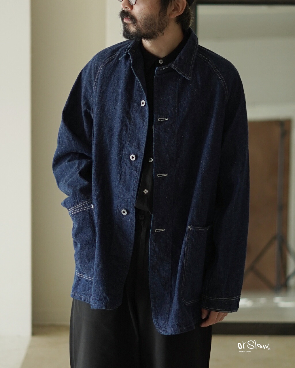 楽天市場】オアスロウ orslow カバーオール デニムジャケット メンズ