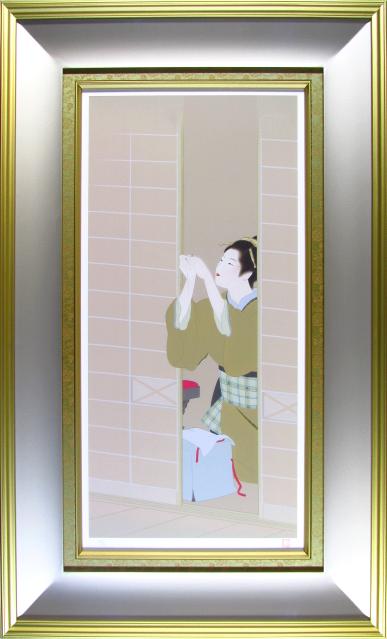 楽天市場】上村松園 夕暮 2011 シルクスクリーン 上村淳之監修