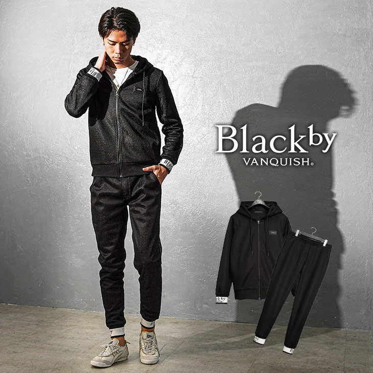 【BLACK by VANQUISH】デニムスカジャン　ブラックバイバンキッシュ Black by VANQUISH - Black by VANQUISH (ブラックバイバンキッシュ)の