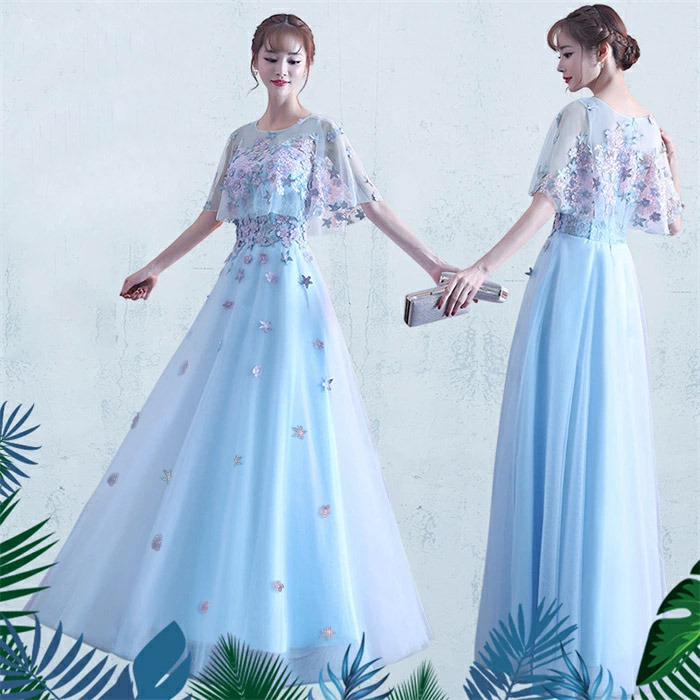 楽天市場】ドレス 大人 ピアノ 発表会 ドレス 大人 水色 パーティー