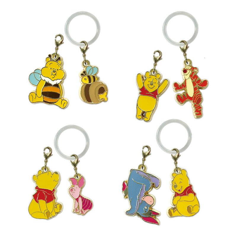 rococo専用]プーさんのキャラクターチャーム k20-24金 レトロ 素材