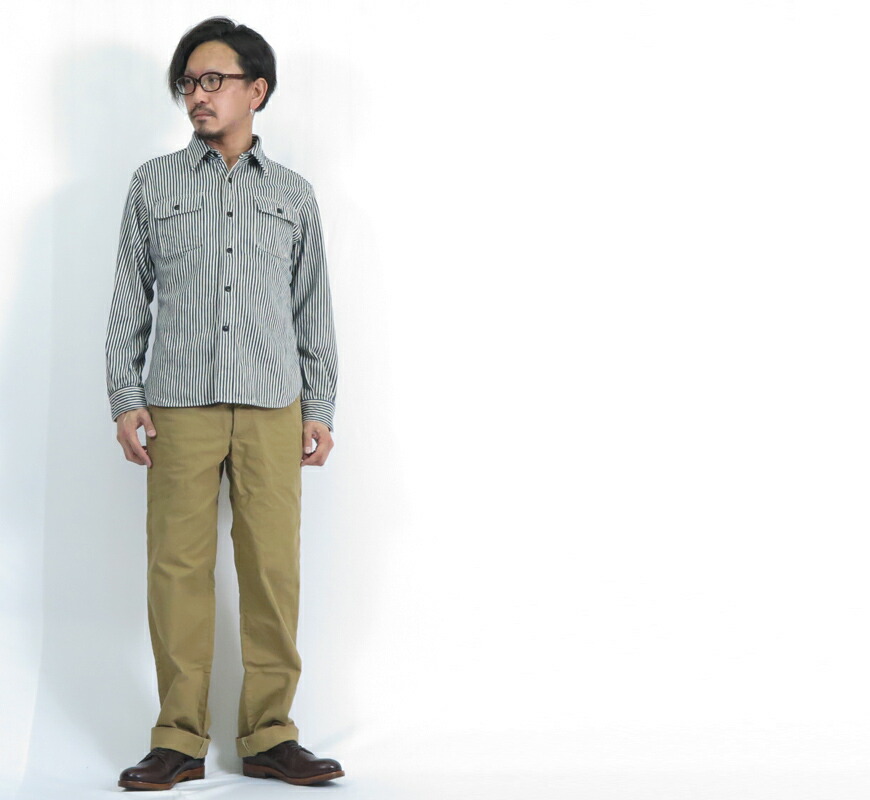 TAKAさん専用Deluxeware ヒッコリー ヘビーウェイト ワークシャツ 楽天