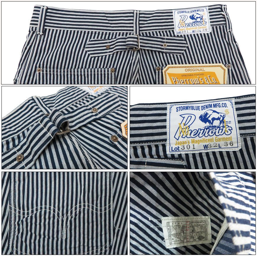 楽天市場】フェローズ Pherrow's パンツ ペインターパンツ ヒッコリー