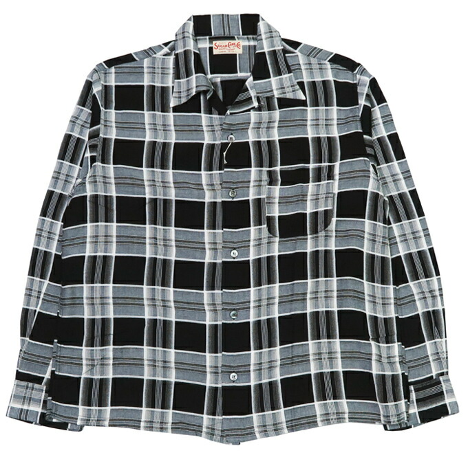 楽天市場】シュガーケーン SUGAR CANE 長袖 レーヨン ドビーチェック