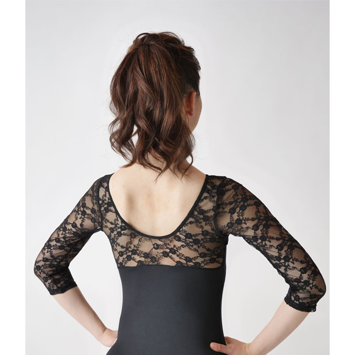 楽天市場】【在庫特価】バレエ レオタード 大人 レース スリーブ