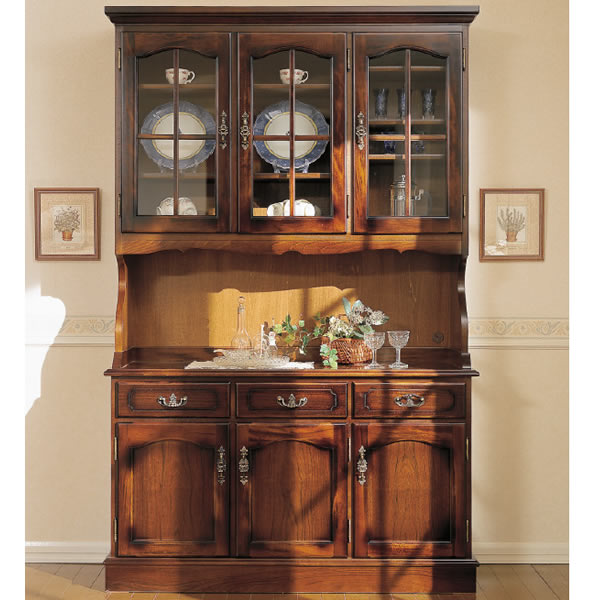 楽天市場】カリモク ダイニング コロニアル 飾り棚 幅1532mm【EC5500NK