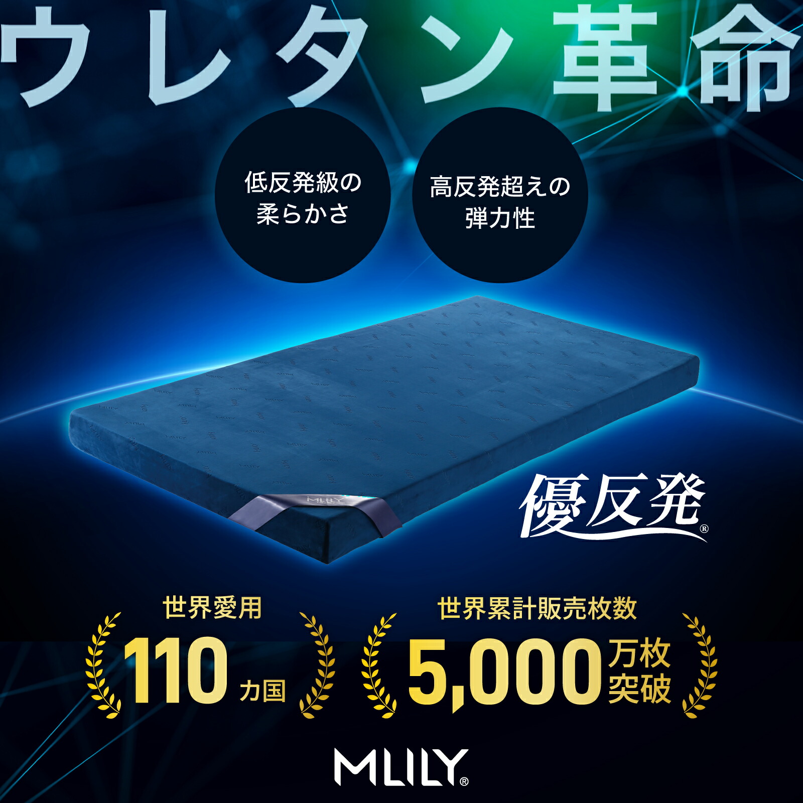 楽天市場】【スーパーSALE☆30%OFF】マットレス 高反発 エムリリー