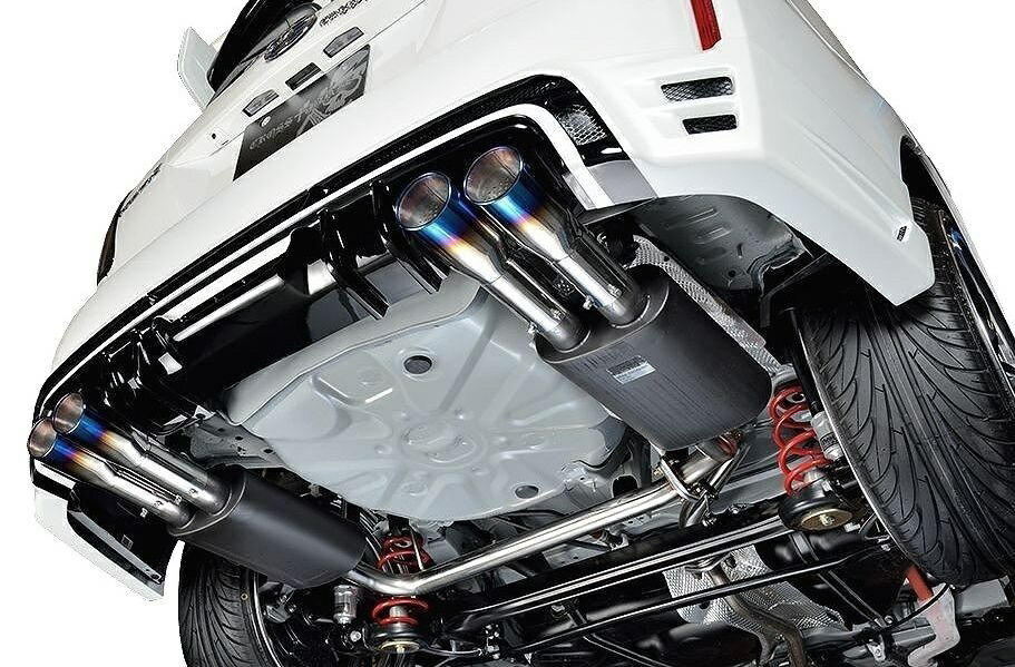 楽天市場】【M's】プリウス α 両側4本出し マフラー Type-II ZVW40/41