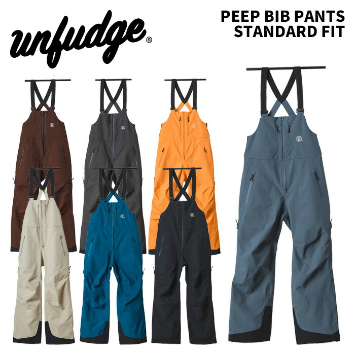 楽天市場】unfudge アンファッジ ウェア PEEP BIB PANTS STANDARD FIT