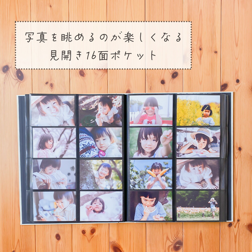 楽天市場】アルバム 写真 大容量 ナカバヤシ セラピーカラー 8面