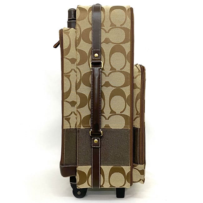 楽天市場】【送料無料】 コーチ キャリーケース ベージュ ブラウン